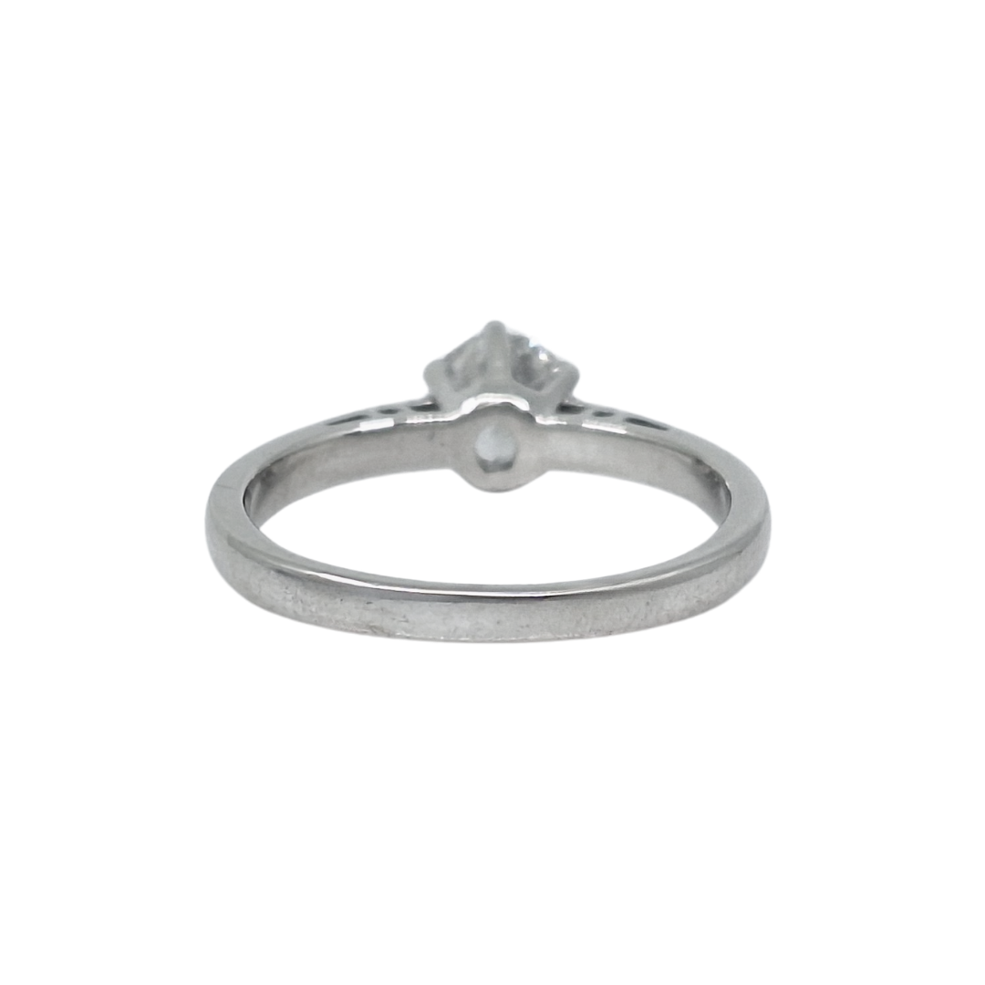 18ct White Gold Diamond Solitaire Ring 0.75ct