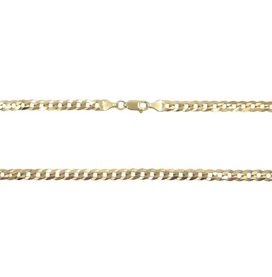 9ct Yellow Gold Curb Chain 24"