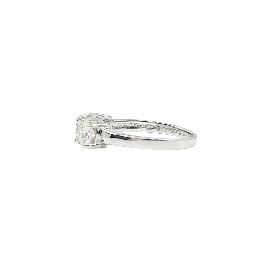 18ct White Gold Diamond Three Stone Ring 1.75ct