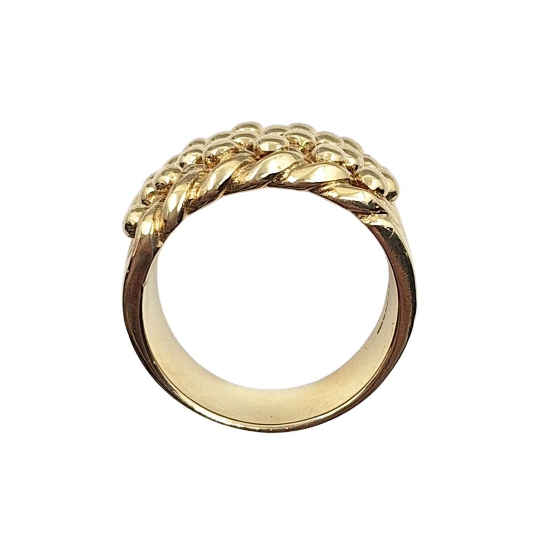 9ct Yellow Gold Keeper Ring