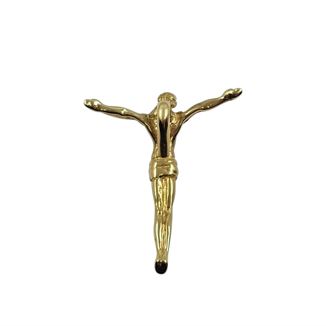 9ct Yellow Gold Jesus Pendant