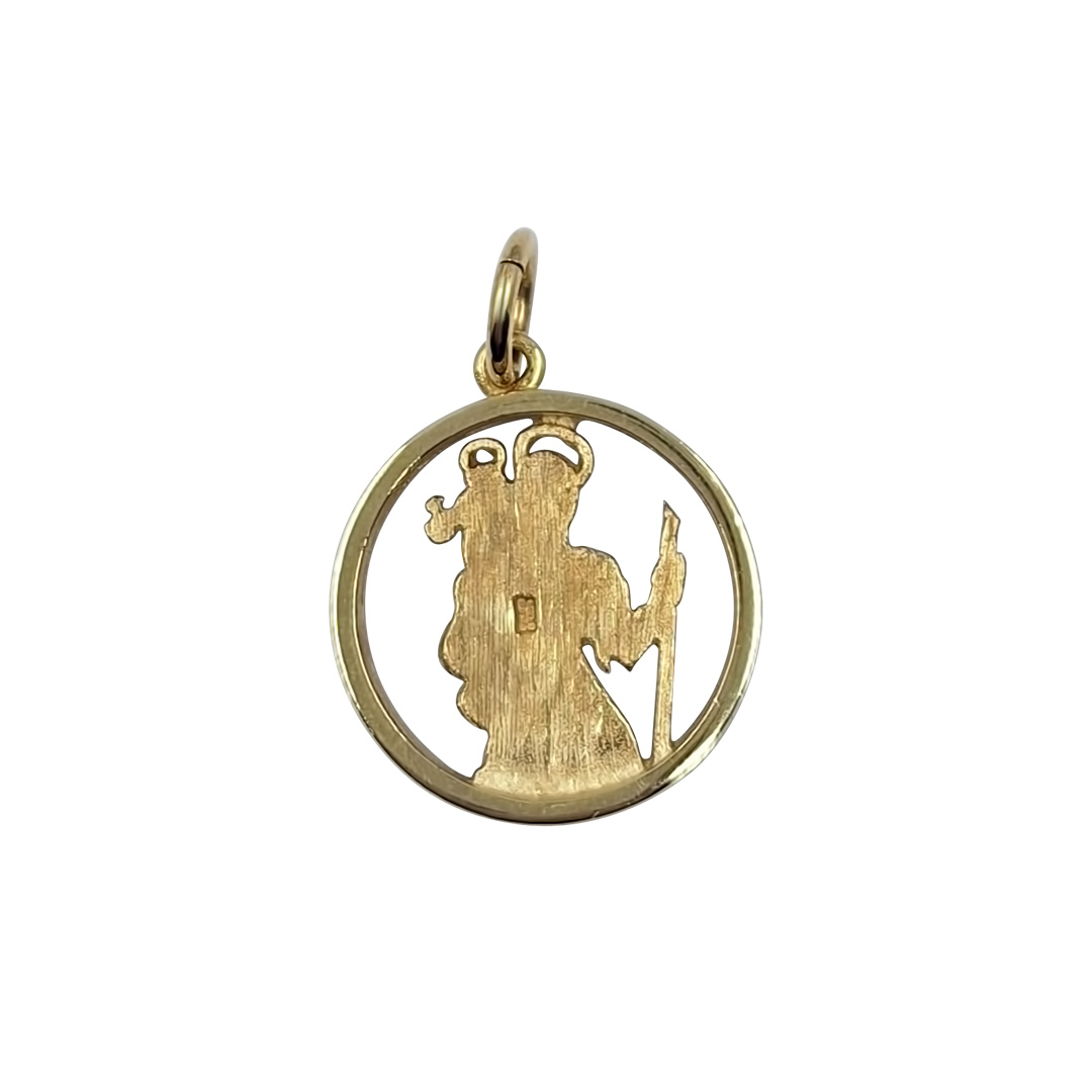 9ct Yellow Gold St Christopher