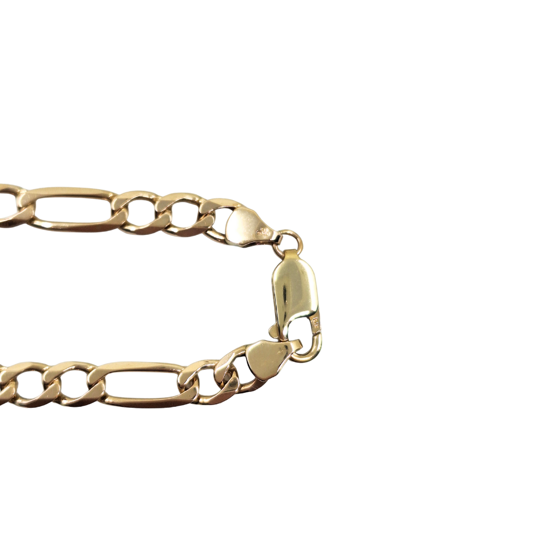 9ct Yellow Gold Figaro Chain 20"