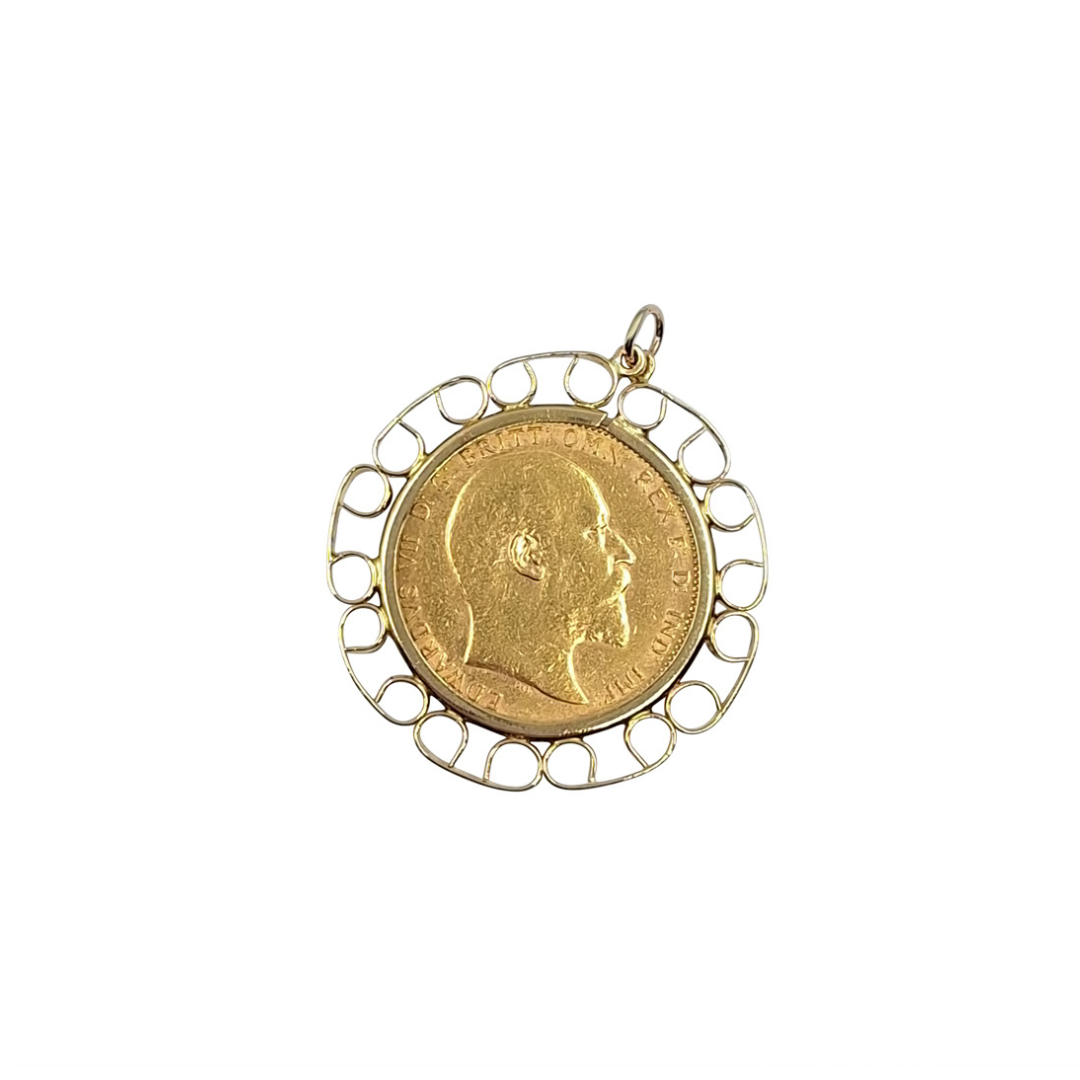 Full Sovereign Pendant 1910