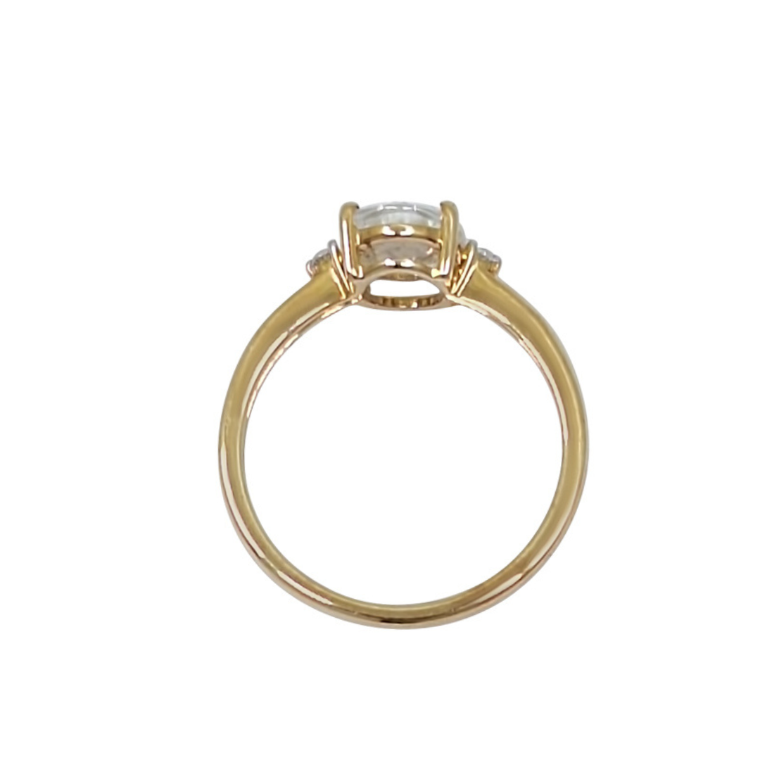 9ct Yellow Gold Ratanakiri Zircon Ring