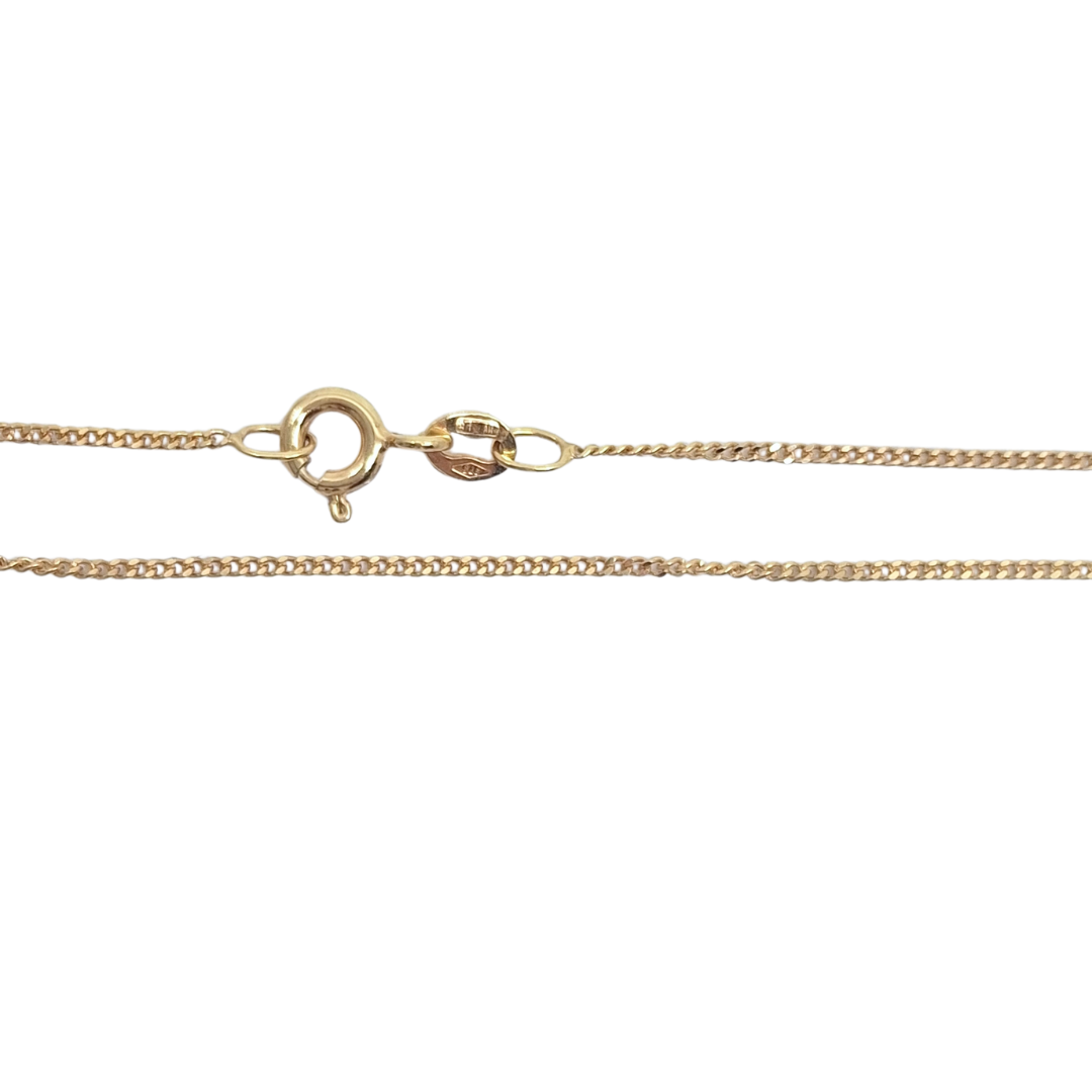 9ct Yellow Gold Champagne Diamond Pendant 0.50ct