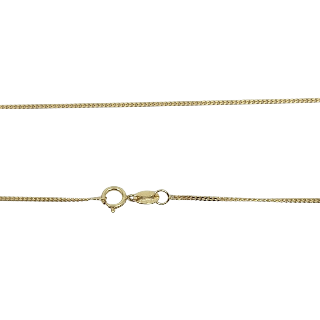 9ct Yellow Gold Diamond Cluster Pendant 0.20ct