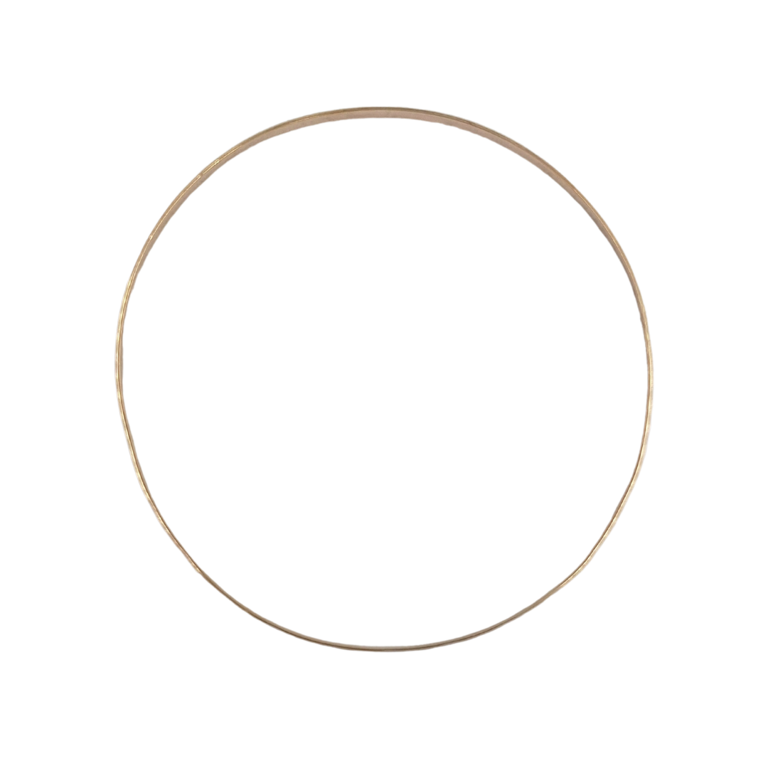 9ct Yellow Gold Patterned Slave Bangle