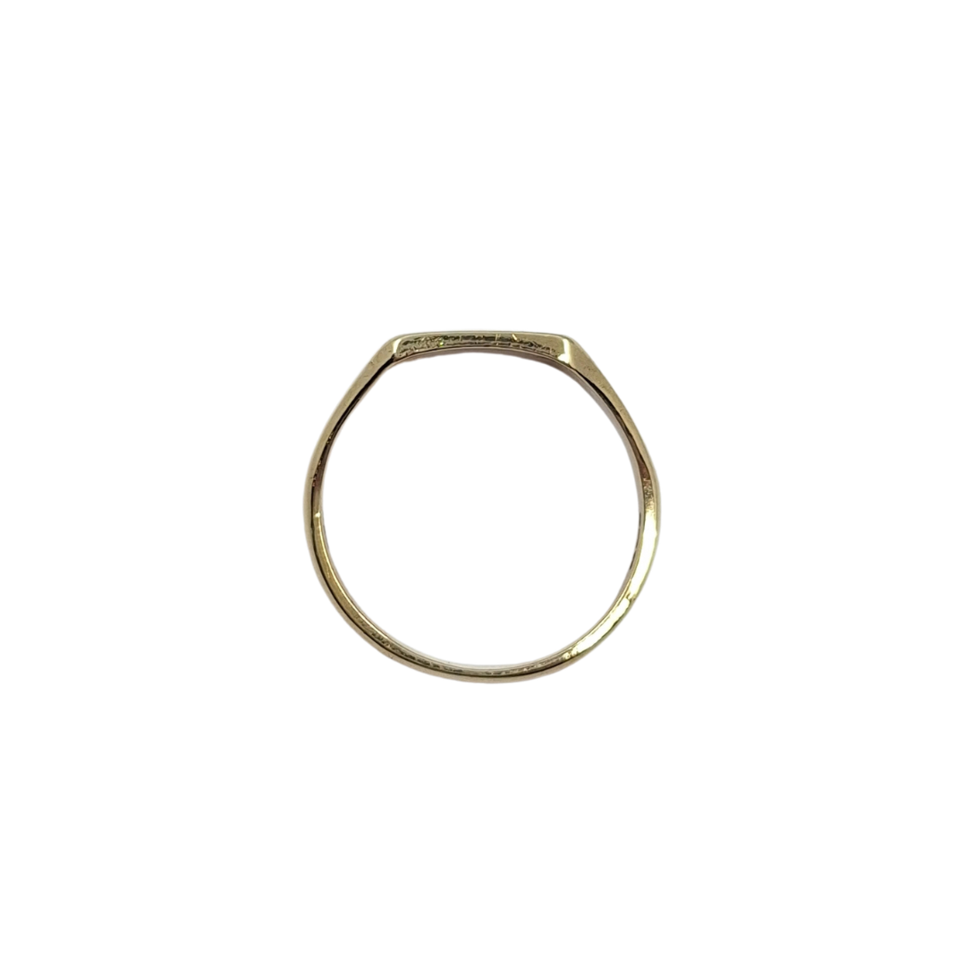 9ct Yellow Gold Square Signet Ring