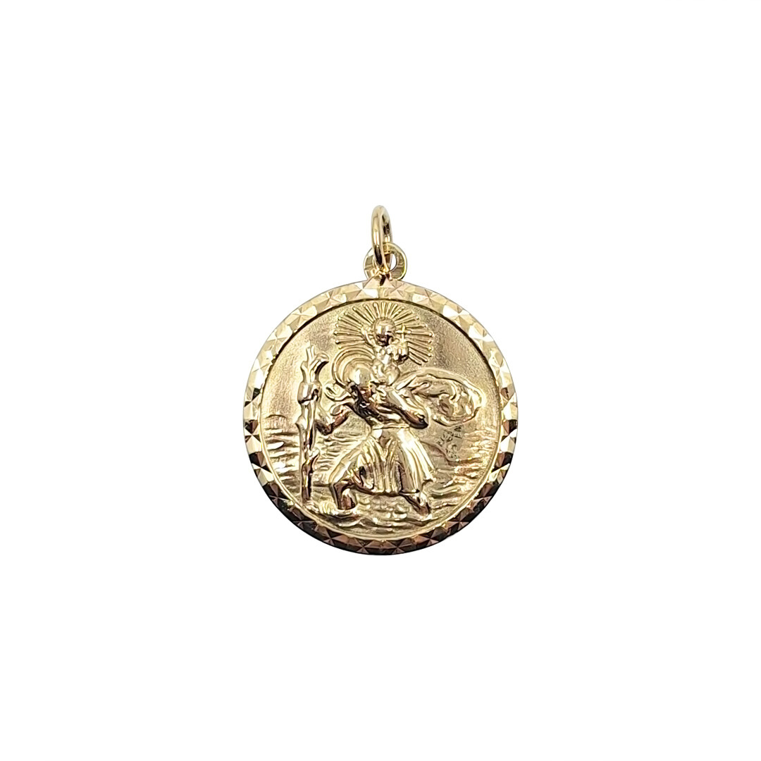 9ct Yellow Gold St Christopher