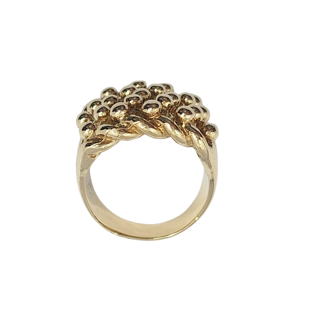9ct Yellow Gold Keeper Ring