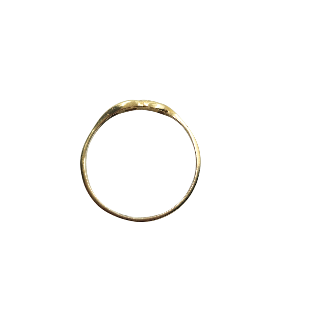 14ct Yellow Gold Patterned Band Ring