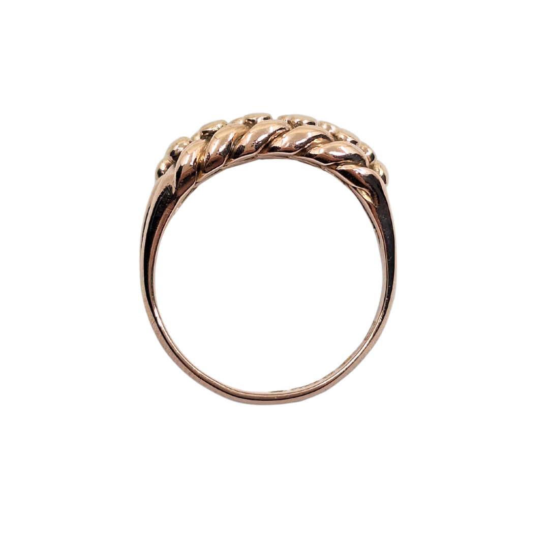 9ct Rose Gold Keeper Ring