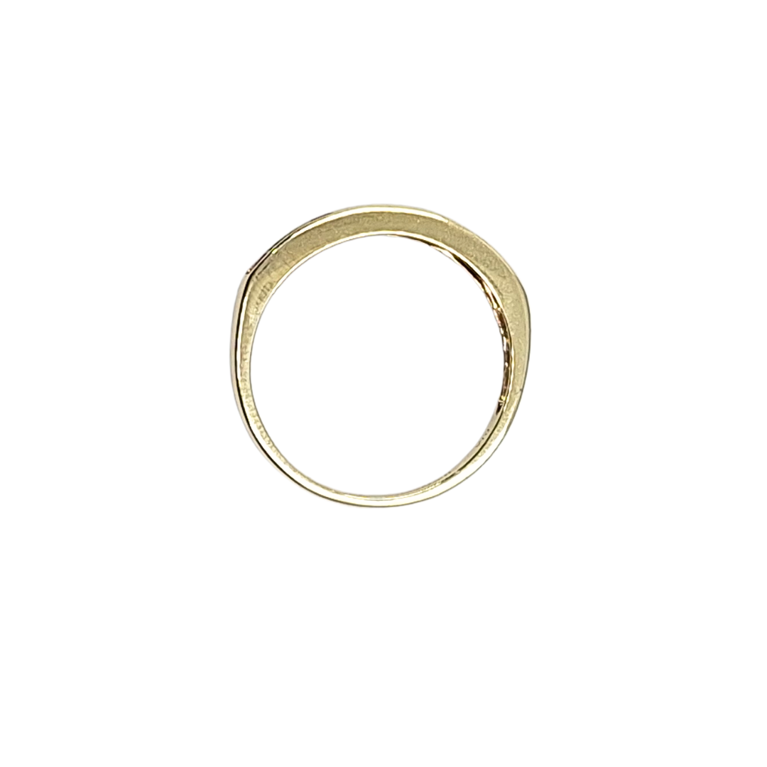 9ct Yellow Gold Ruby & Diamond Eternity Ring