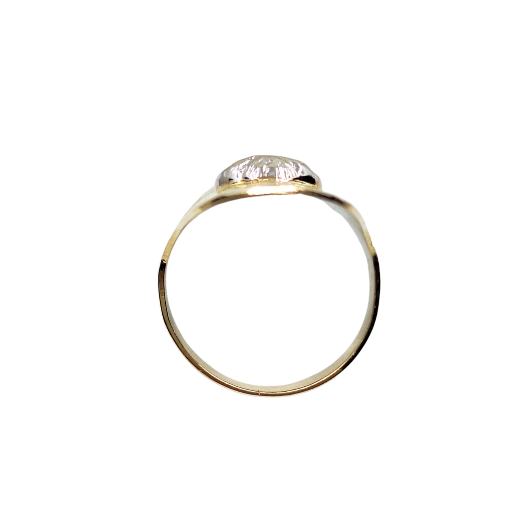 14ct 2 Colour Gold Versace Style Ring