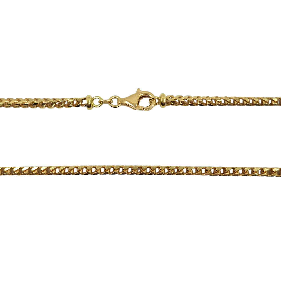 18ct Yellow Gold Franco Chain 23.5"