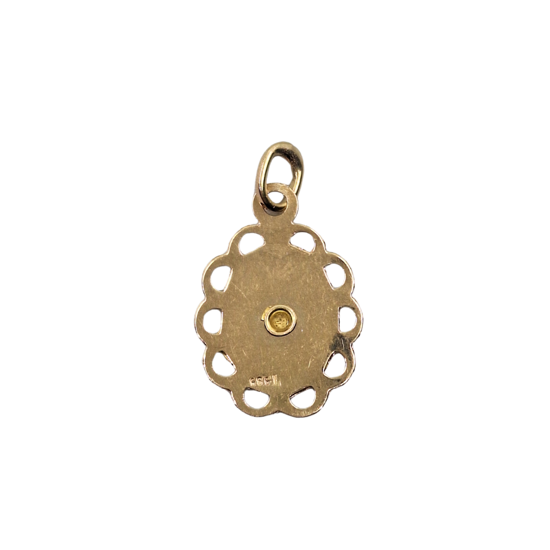 14ct Yellow Gold Mary Pendant