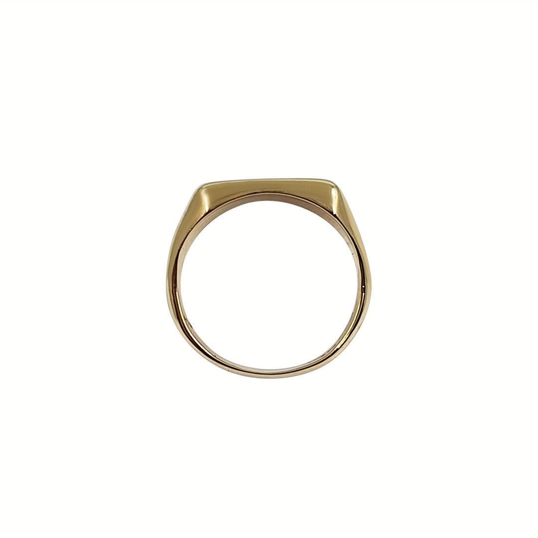 9ct Yellow Gold Square Signet Ring