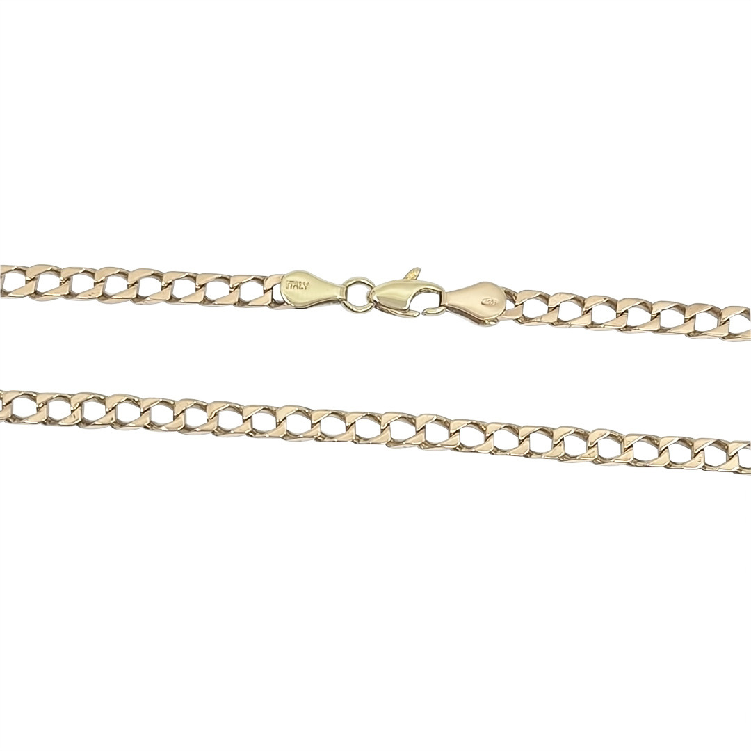 9ct Yellow Gold Curb Chain 19"