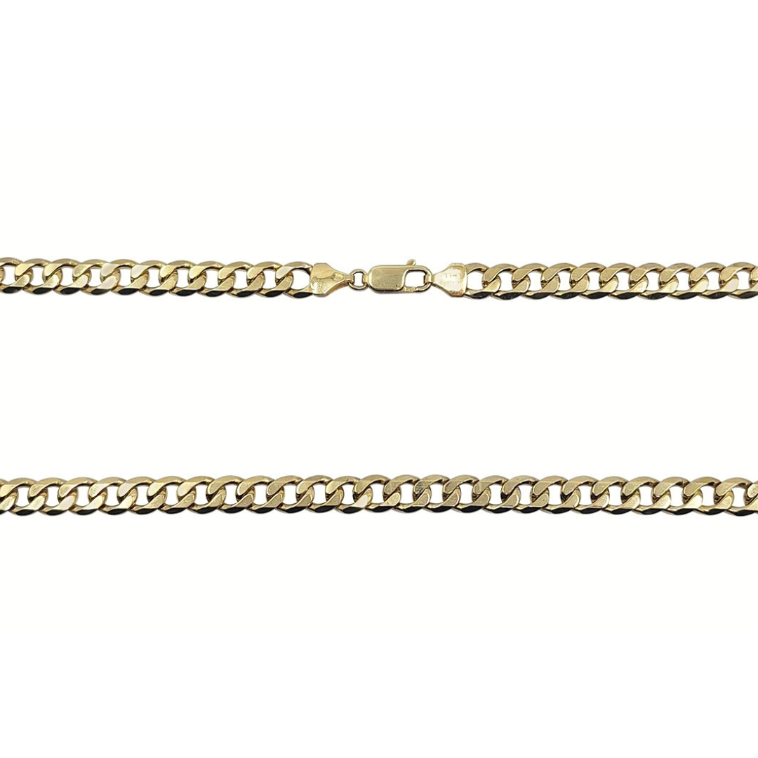 9ct Yellow Gold Curb Chain 30"