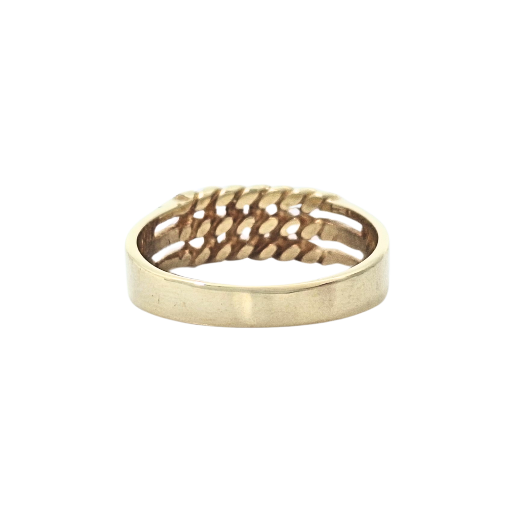 9ct Yellow Gold Keeper Ring