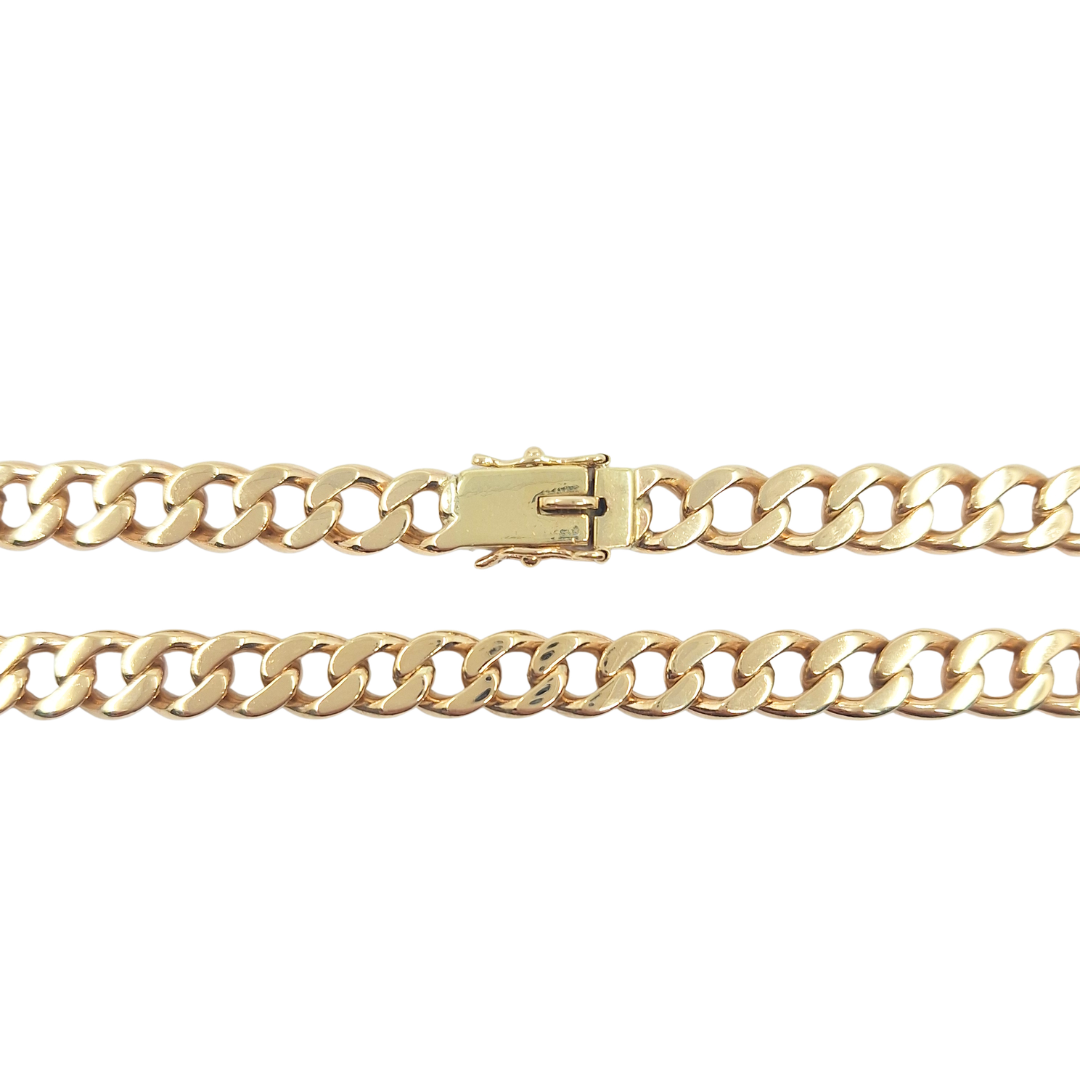 9ct Yellow Gold Curb Chain 24"