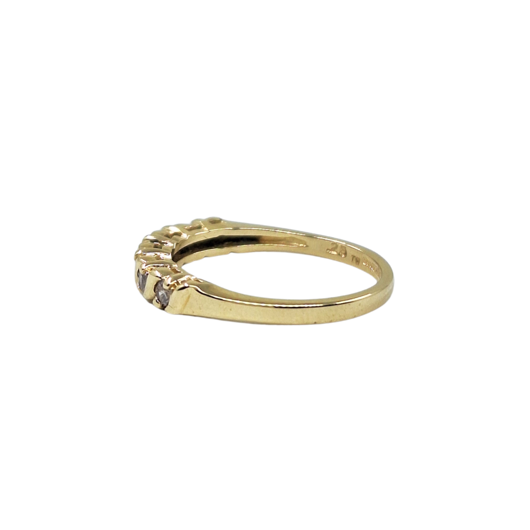 9ct Yellow Gold Diamond Eternity Ring 0.25ct