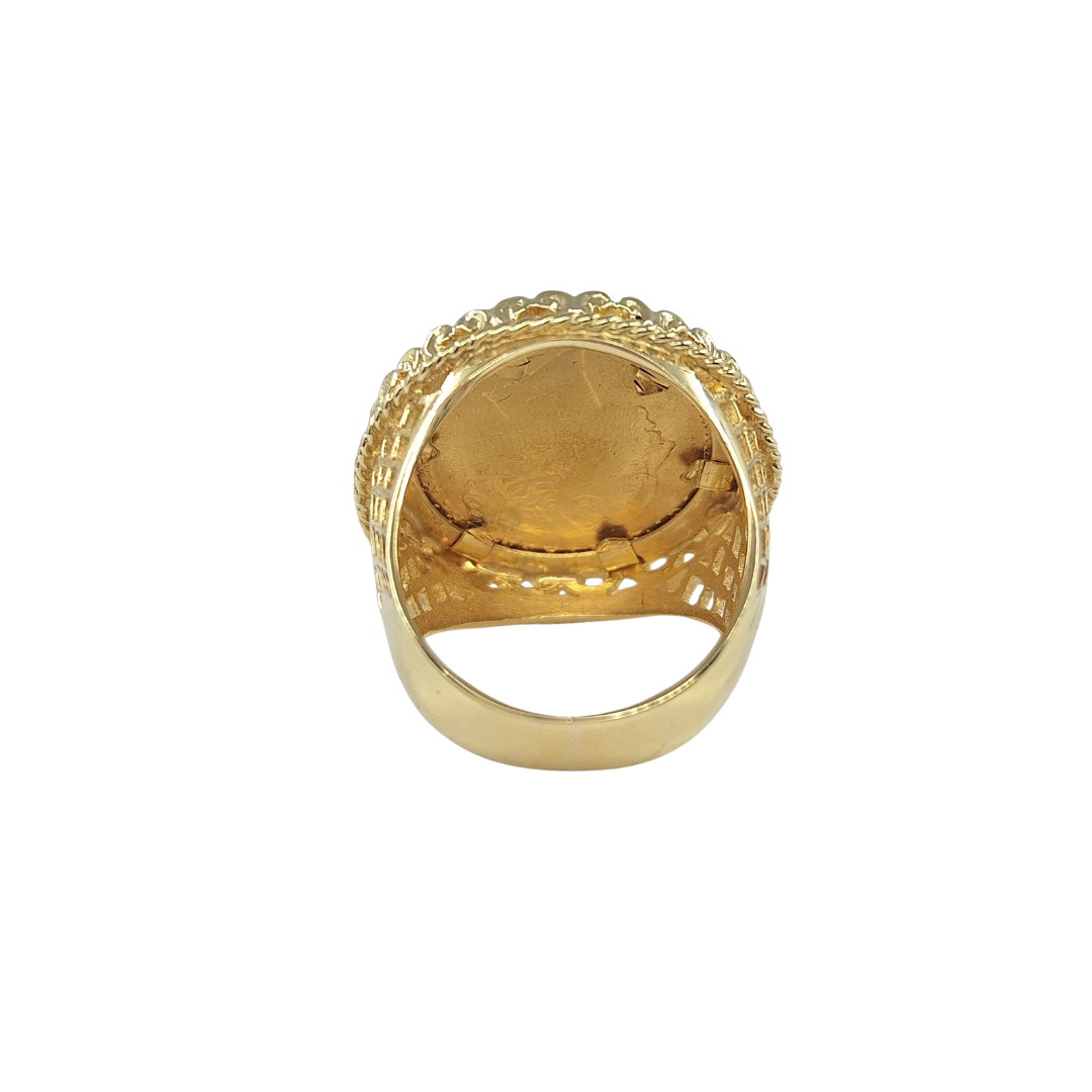 Full Sovereign Ring 1876