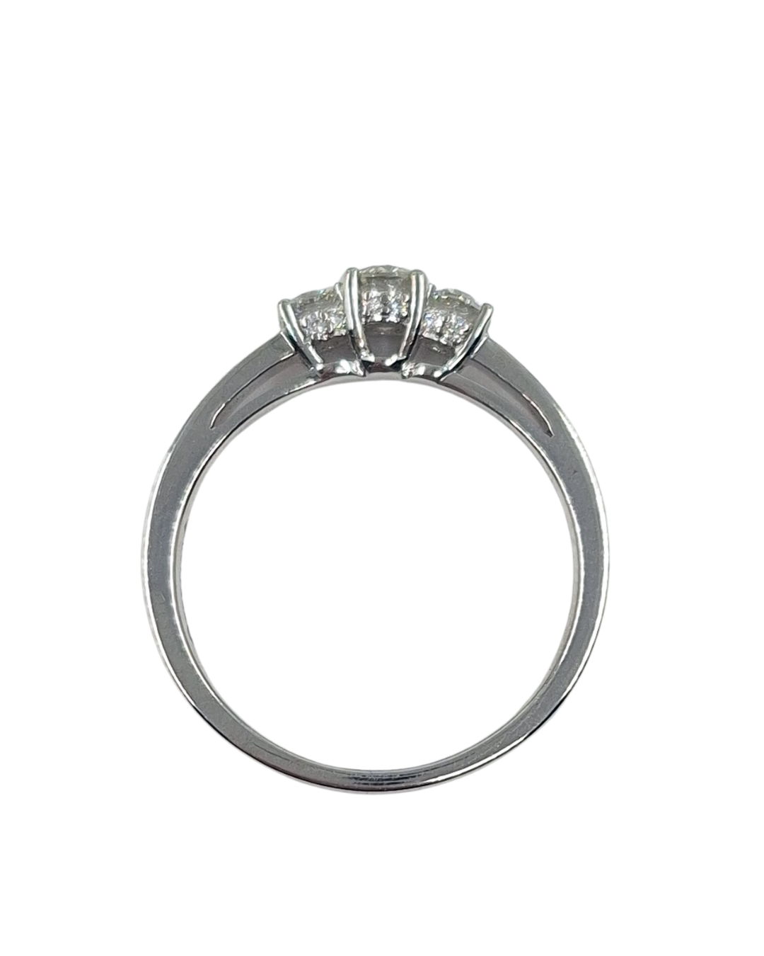 18ct White Gold 3 Stone Diamond Ring