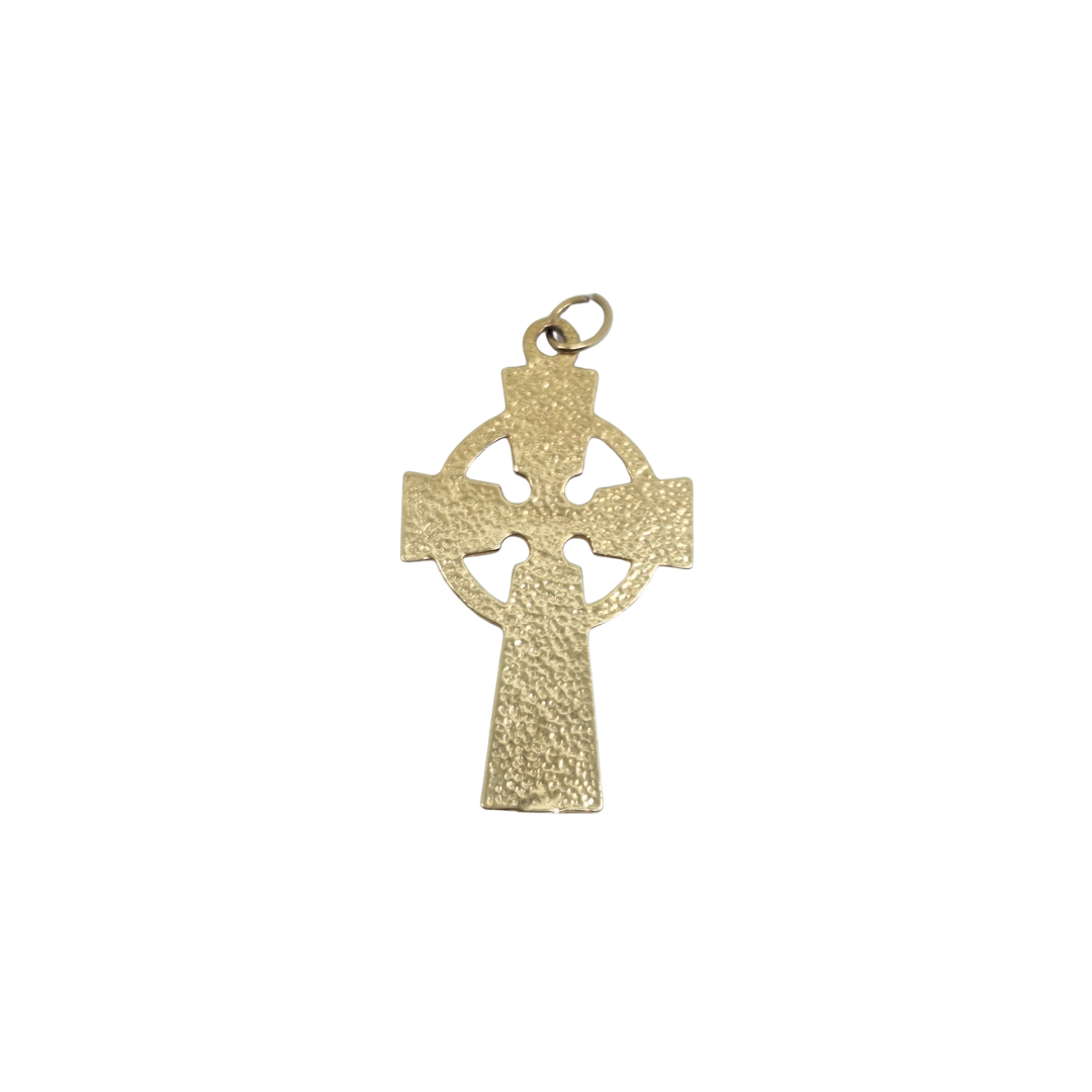 9ct Yellow Gold Celtic Cross