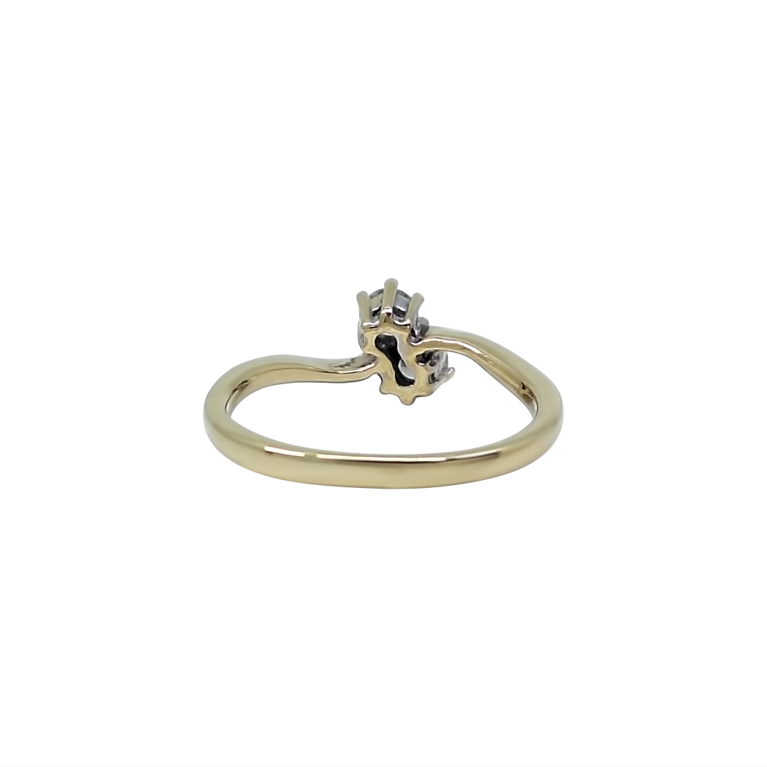 9ct Yellow Gold Diamond Ring 0.25ct