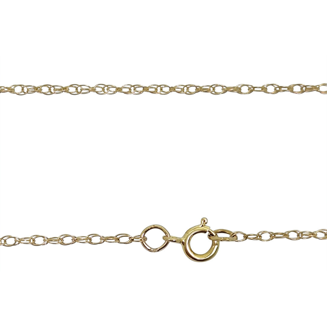 9ct Yellow Gold Diamond Illusion Set Pendant