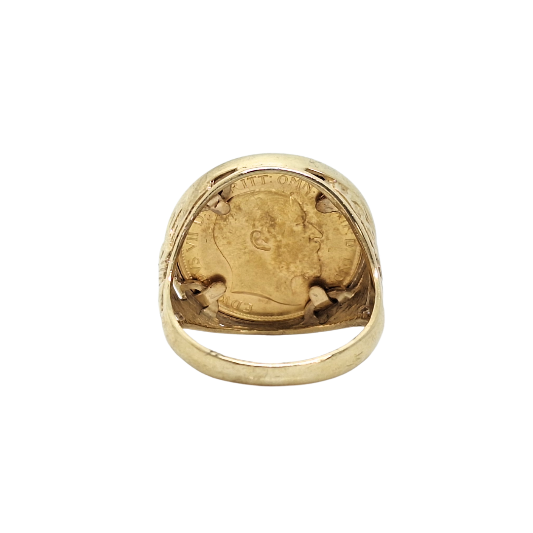 Half Sovereign Ring 1908