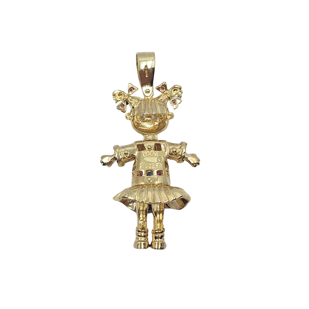 9ct Yellow Gold Angelica Pendant