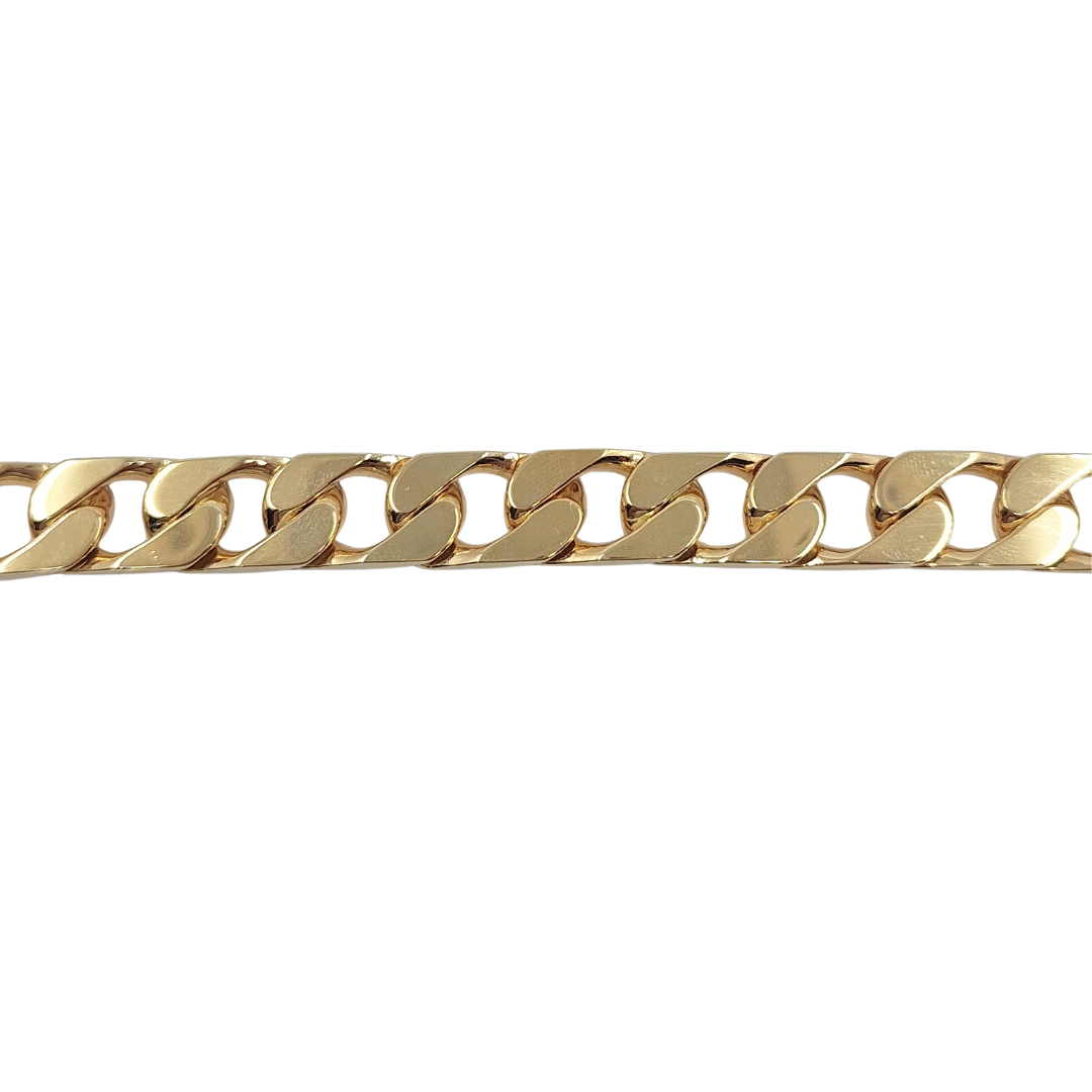 9ct Yellow Gold Curb Bracelet 8.5"