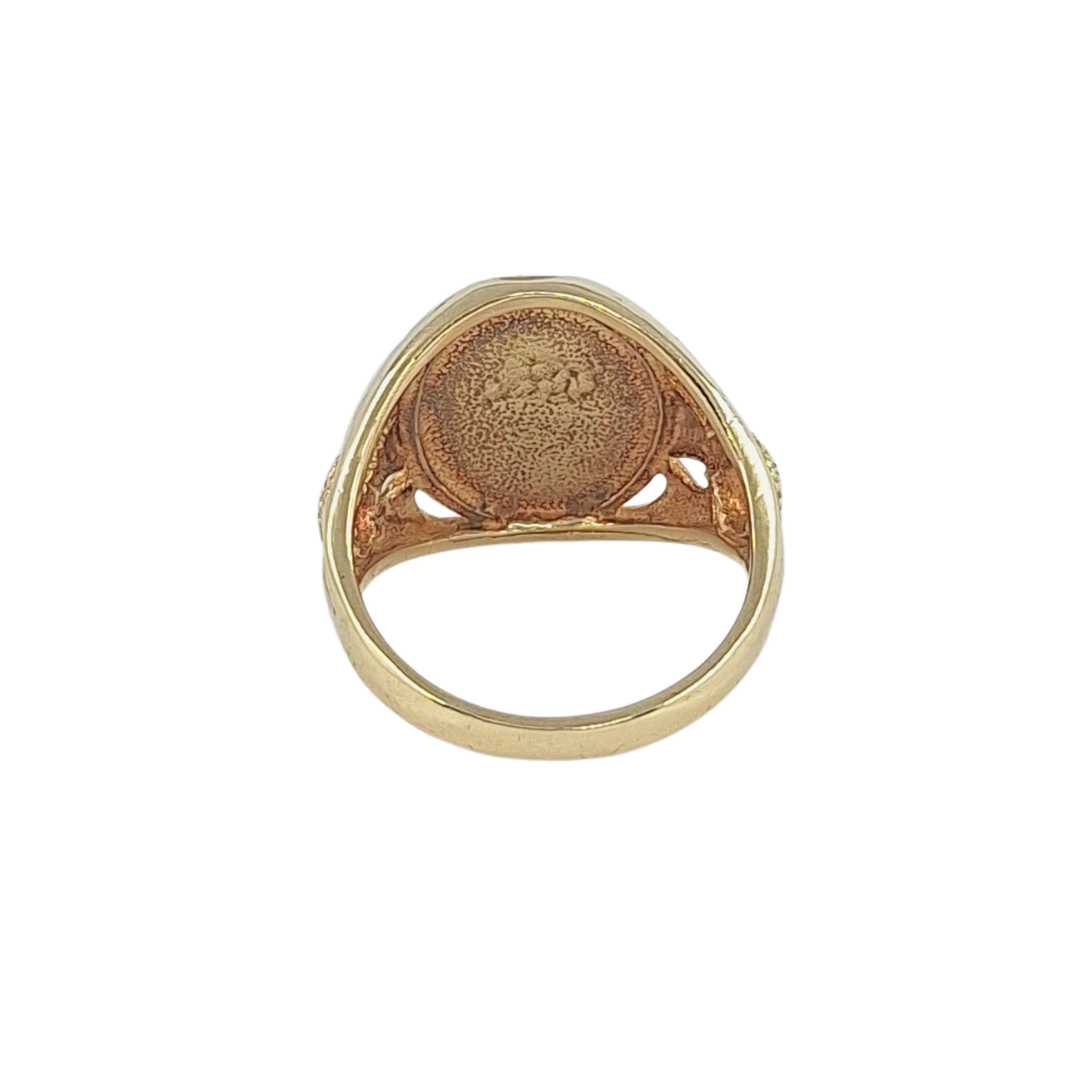 9ct Yellow Gold Oval Signet Ring
