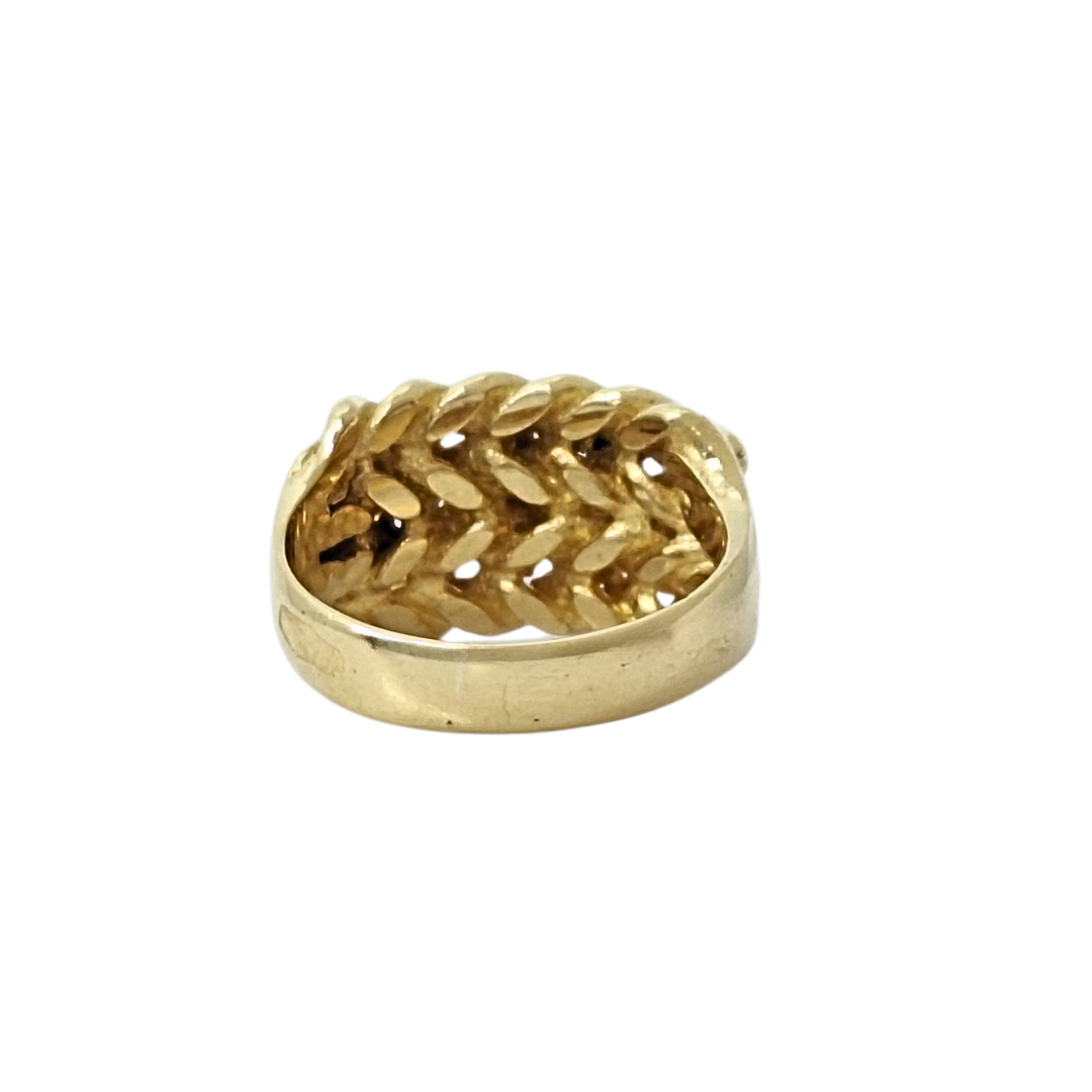 18ct Yellow Gold Keeper Ring