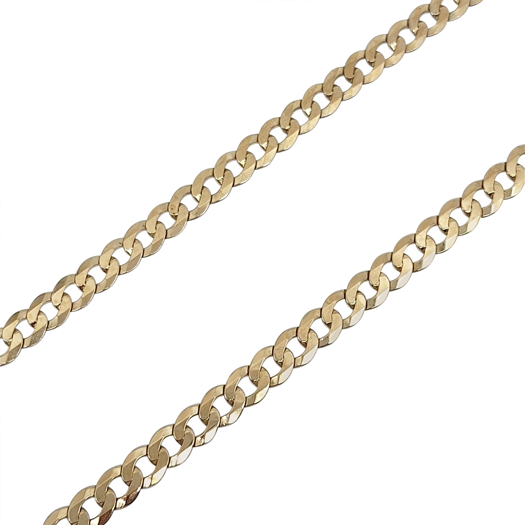 9ct Yellow Gold Curb Chain 30"