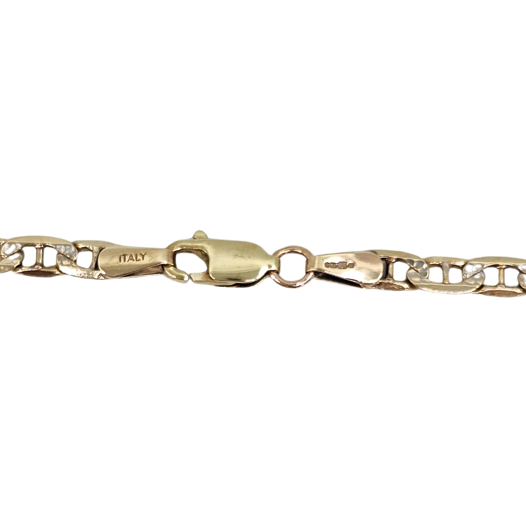 9ct Yellow Gold Anchor Chain 21"