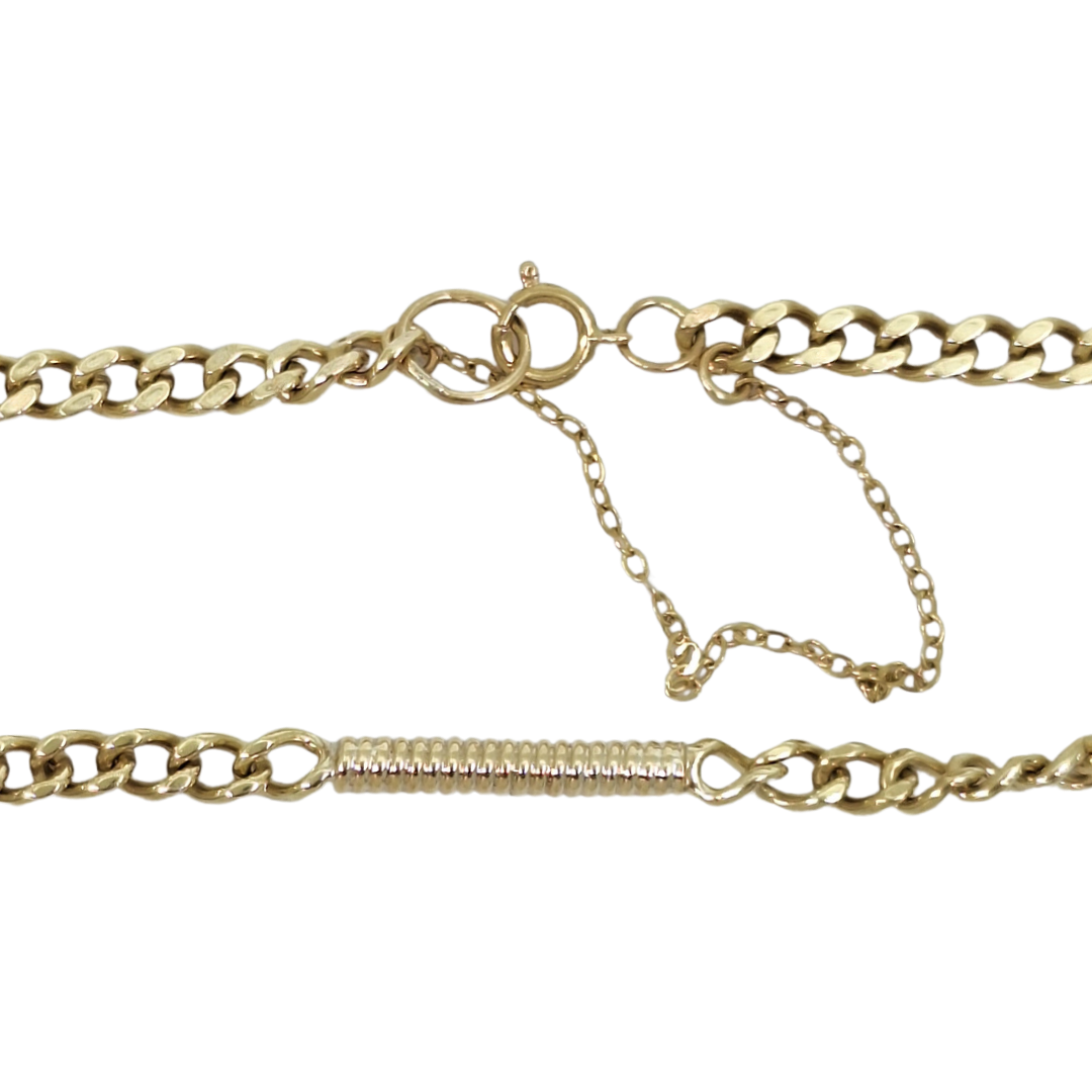 9ct Yellow Gold Fancy Link Bracelet 7.5"