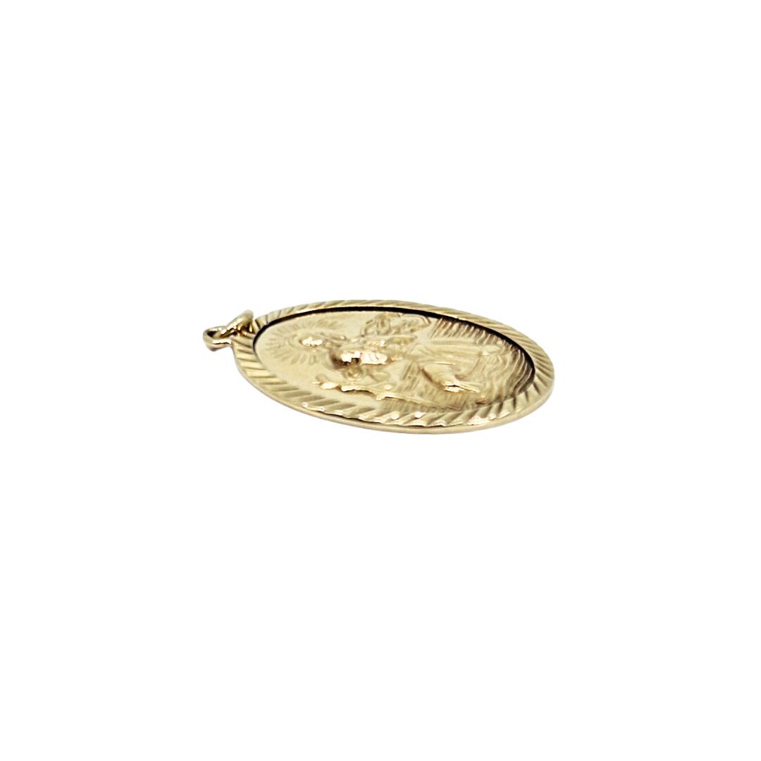 9ct Yellow Gold St Christopher