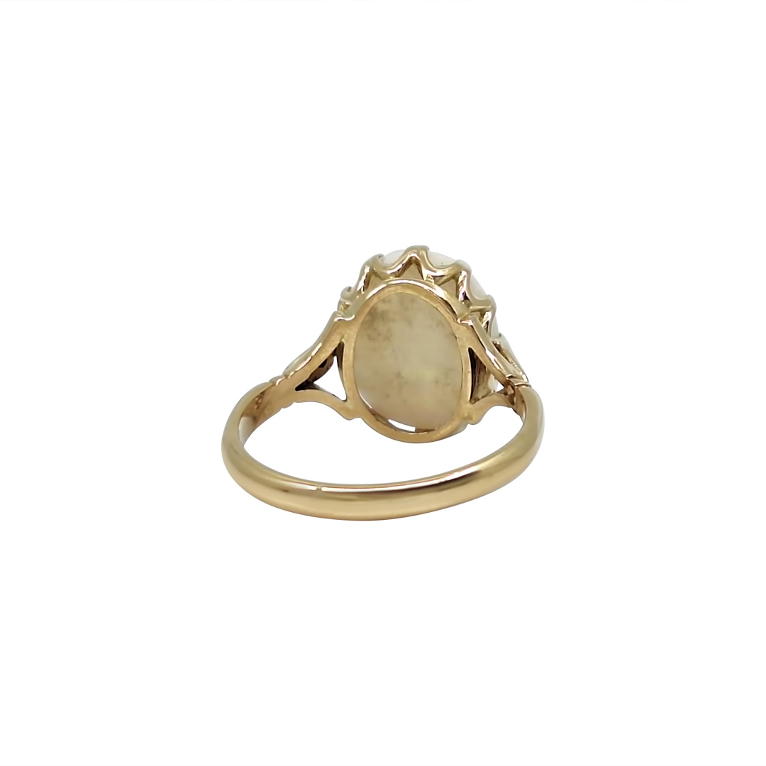 14ct Yellow Gold Opal Ring