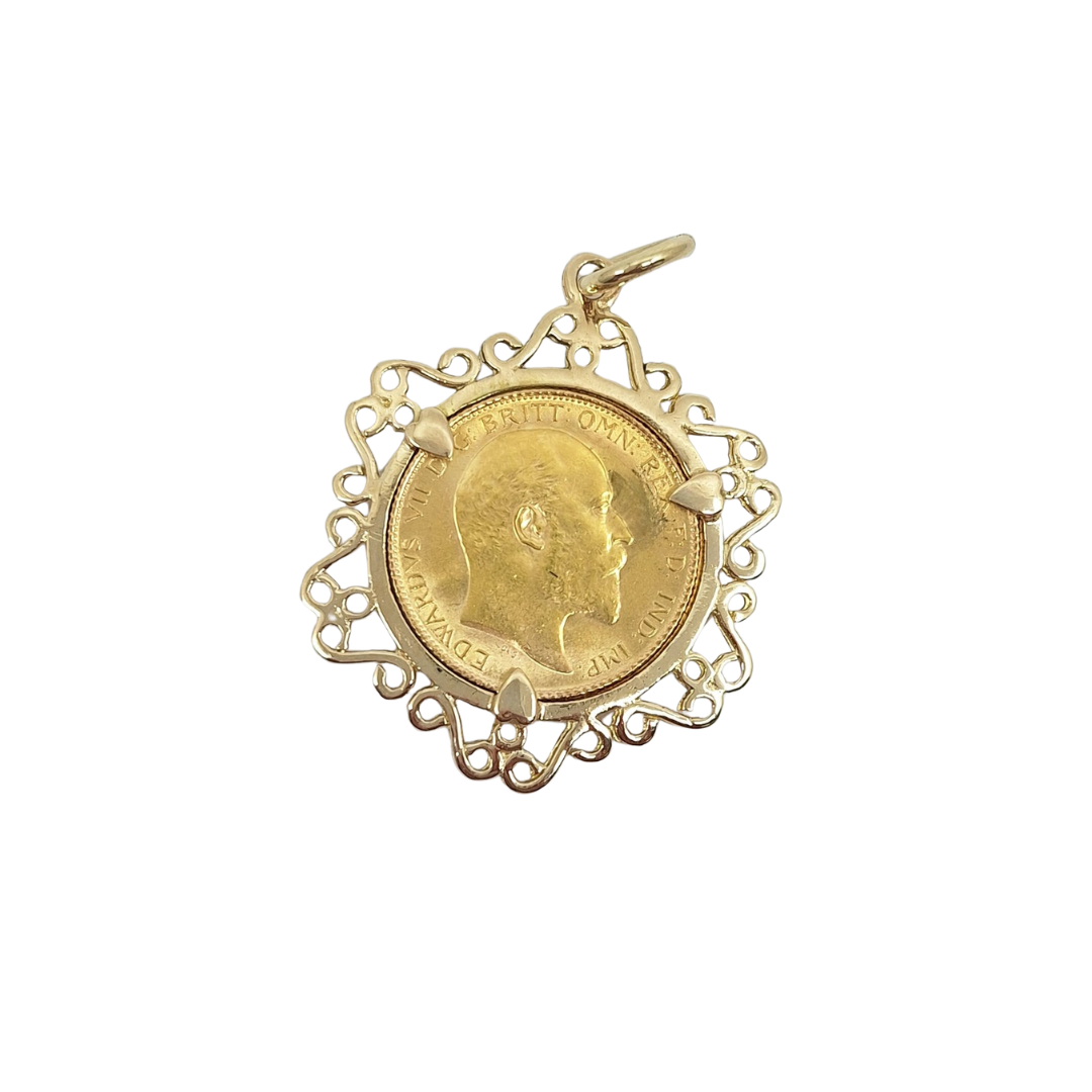 Half Sovereign Pendant 1907