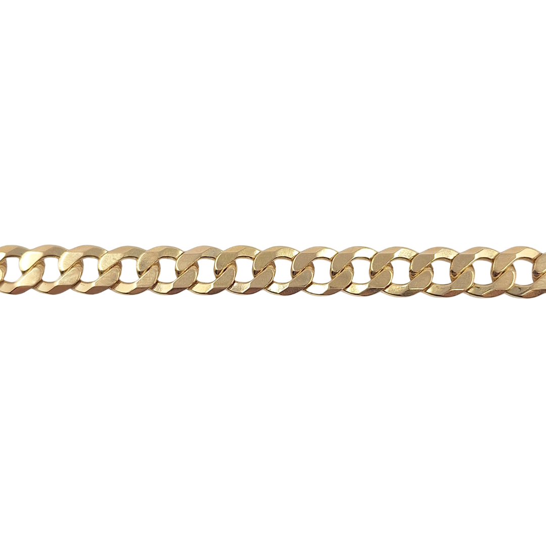 9ct Yellow Gold Curb Bracelet