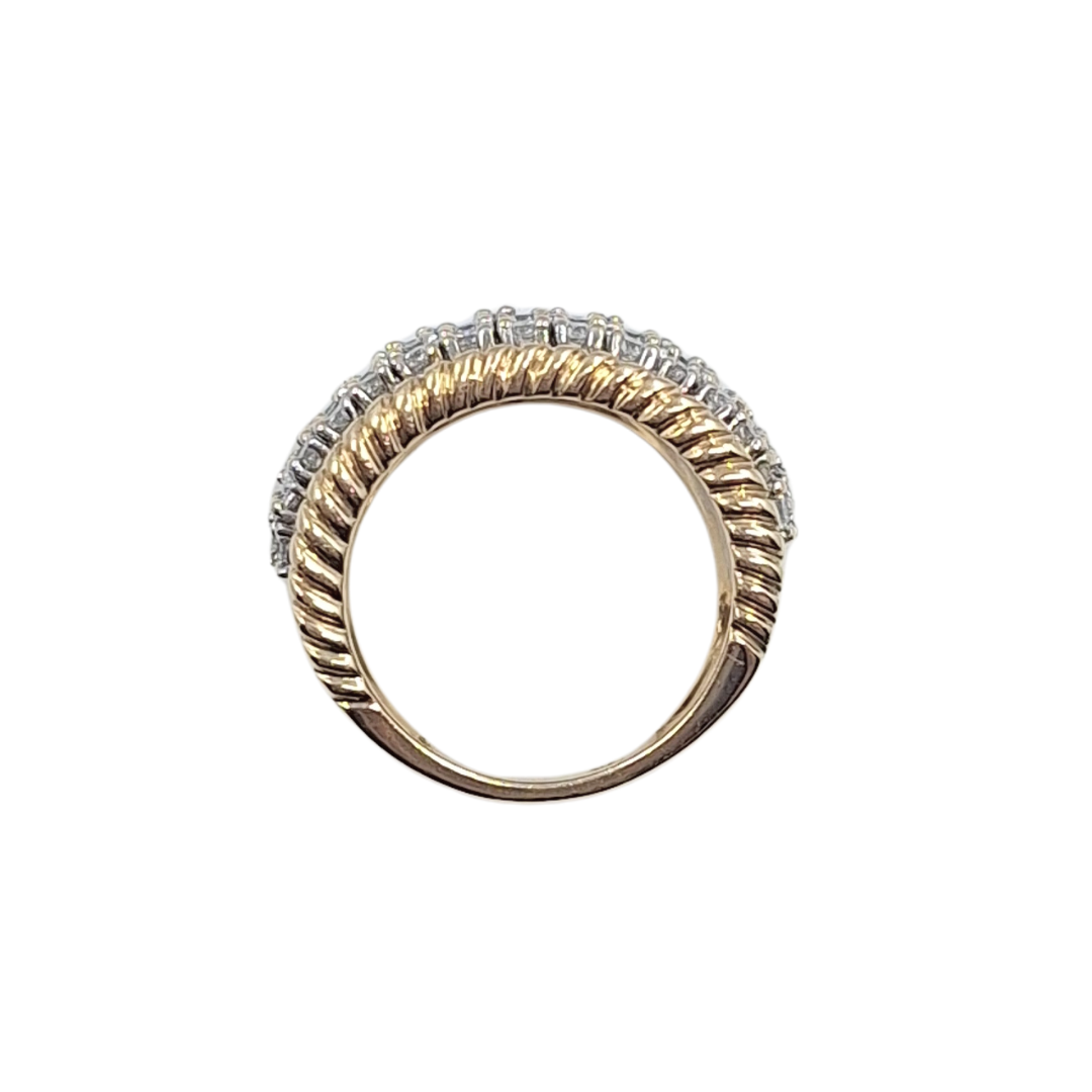 9ct Yellow Gold CZ Ring