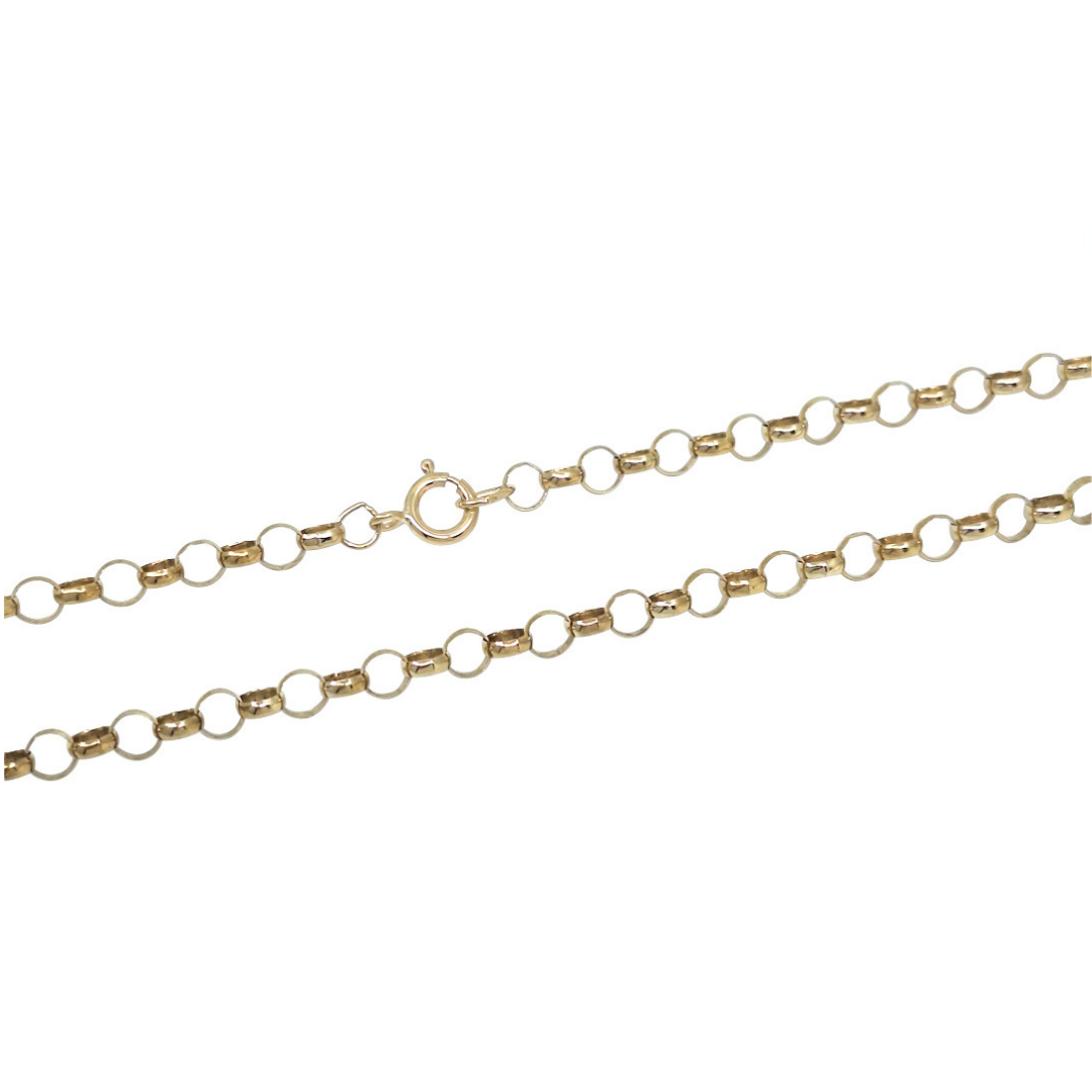 9ct Yellow Gold Belcher Chain 30"