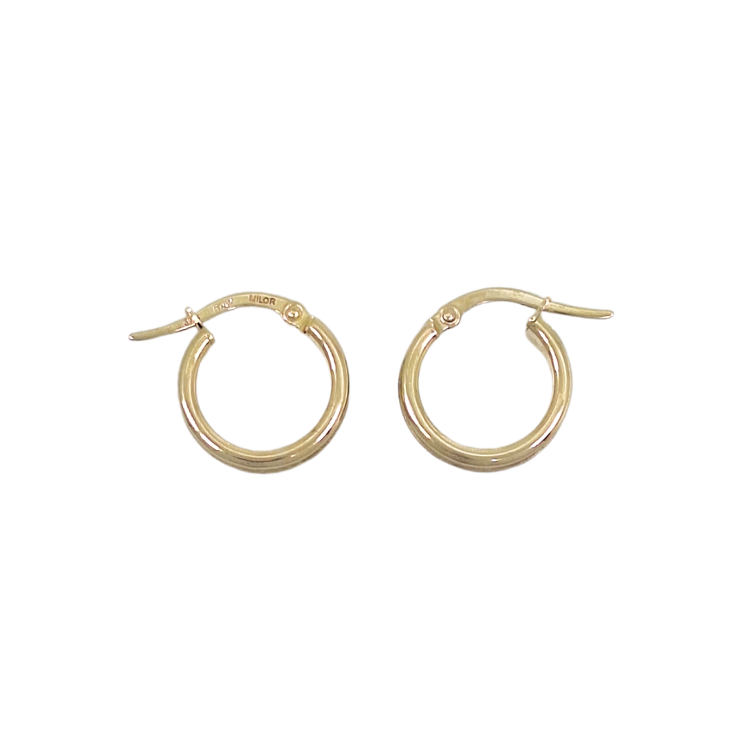 9ct Yellow Gold Hoop Earrings