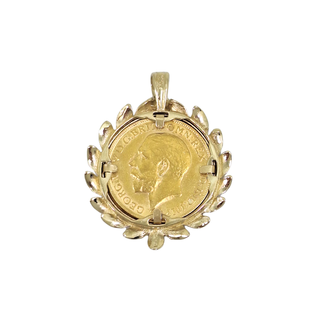 Full Sovereign Pendant 1912