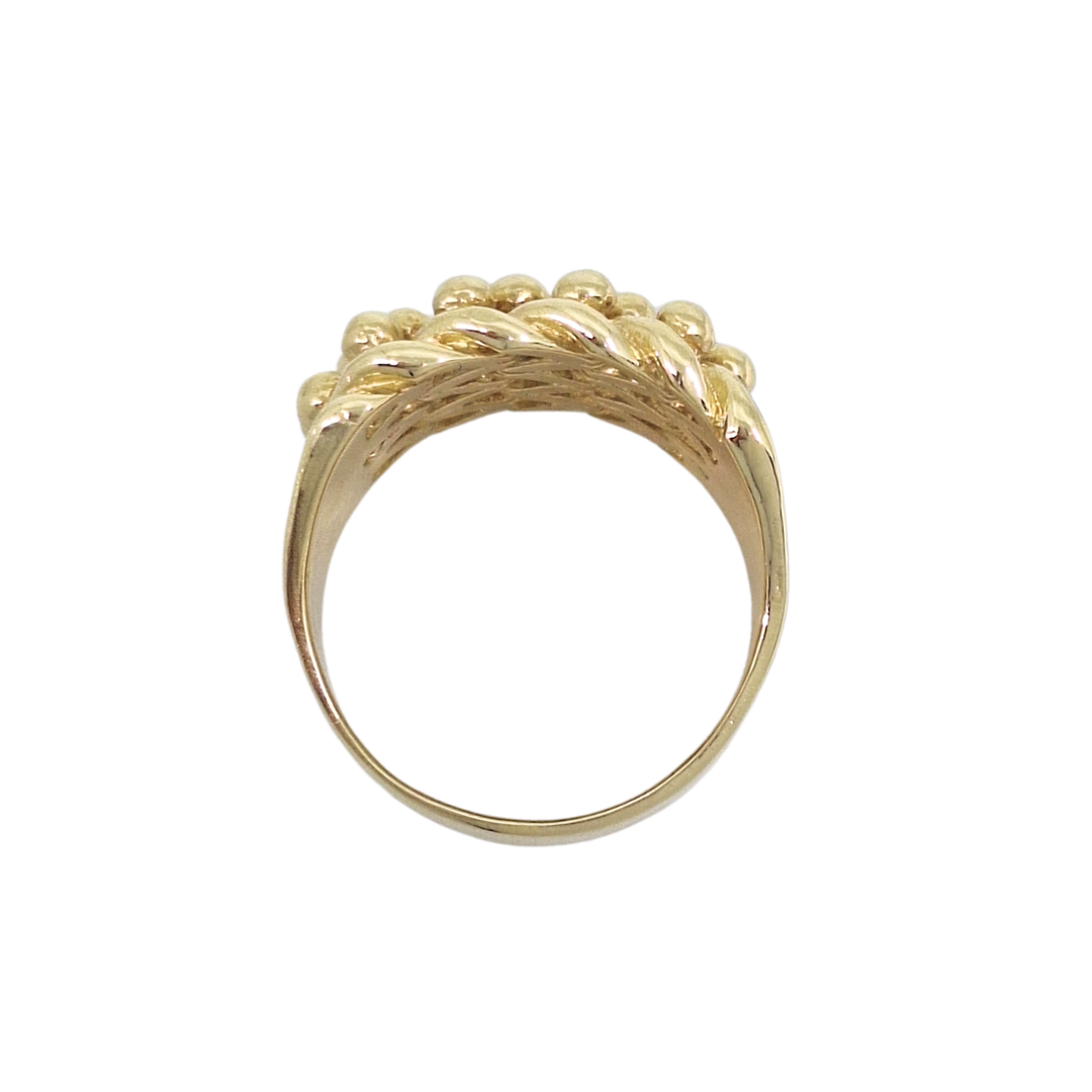 9ct Yellow Gold Keeper Ring