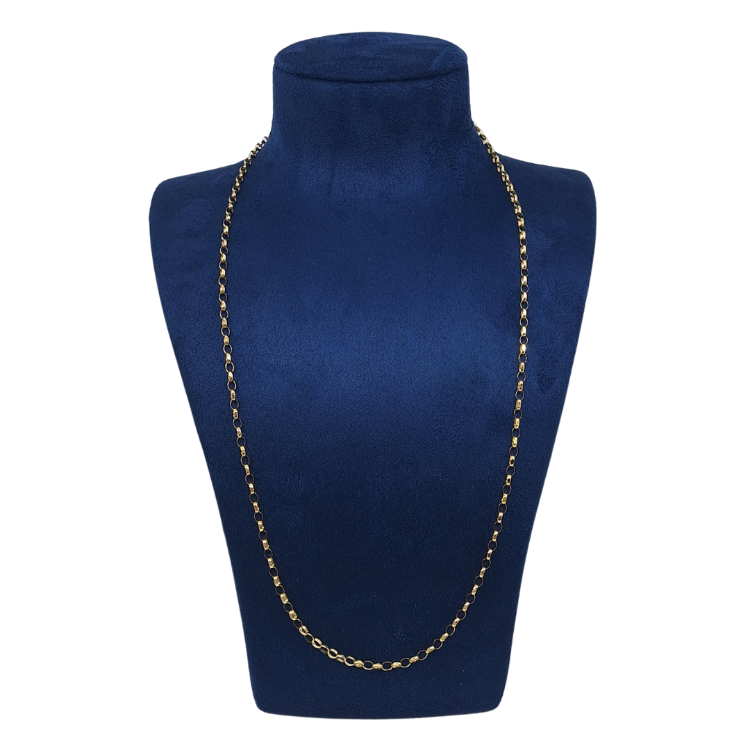 9ct Yellow Gold Belcher Chain 28"